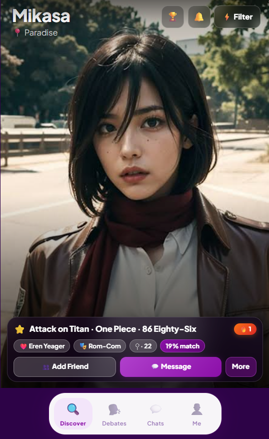 Nakama app screenshot